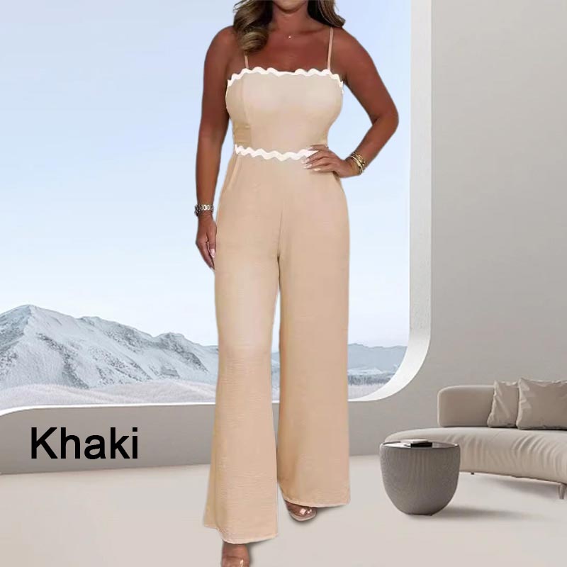 Ismera - Elegant strappy jumpsuit with built-in bra