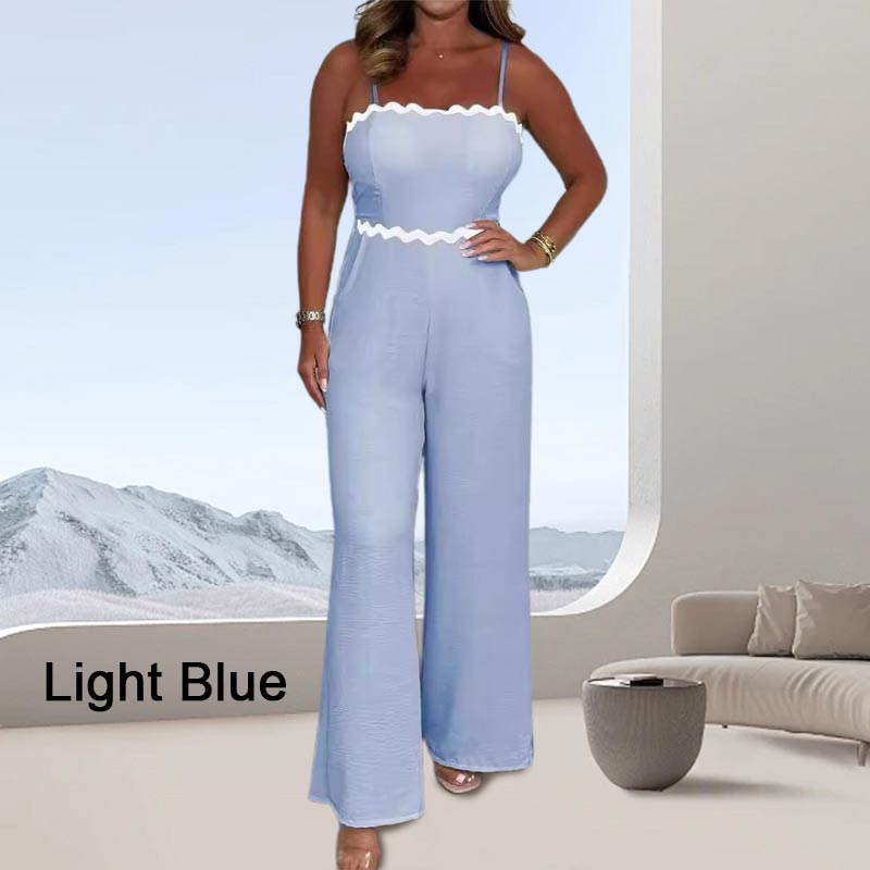 Ismera - Elegant strappy jumpsuit with built-in bra