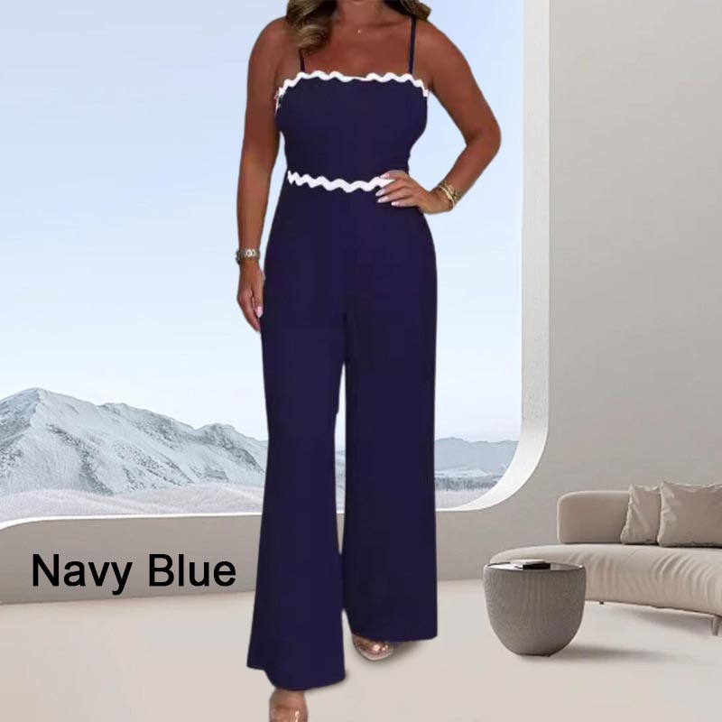 Ismera - Elegant strappy jumpsuit with built-in bra