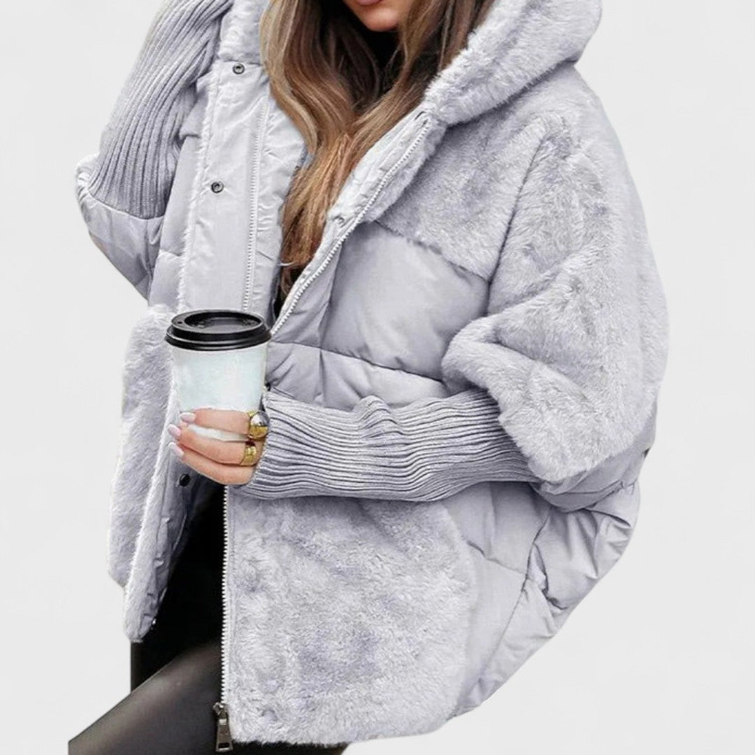 Ceralinne - Doudoune Femme Douce et Élégante