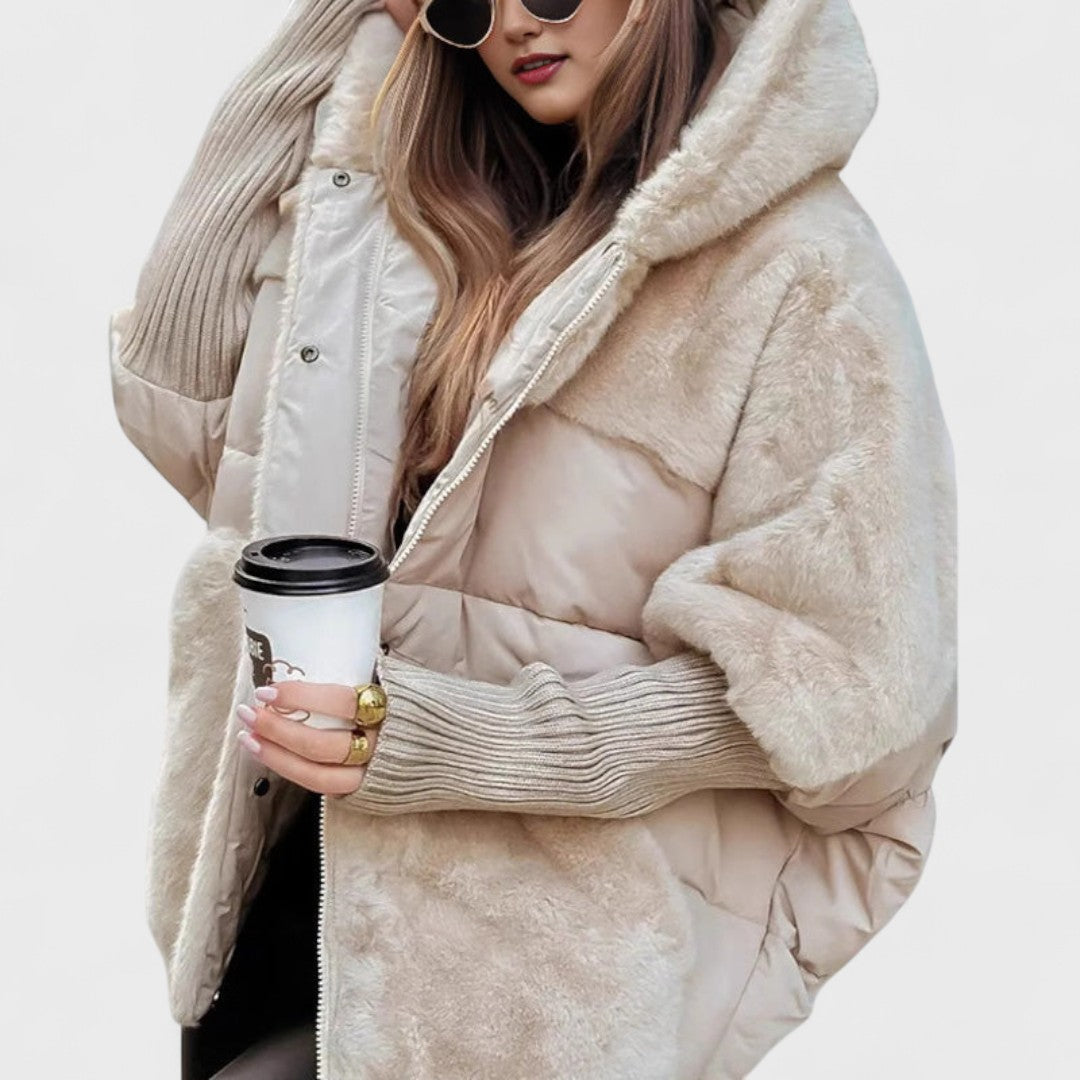 Ceralinne - Doudoune Femme Douce et Élégante