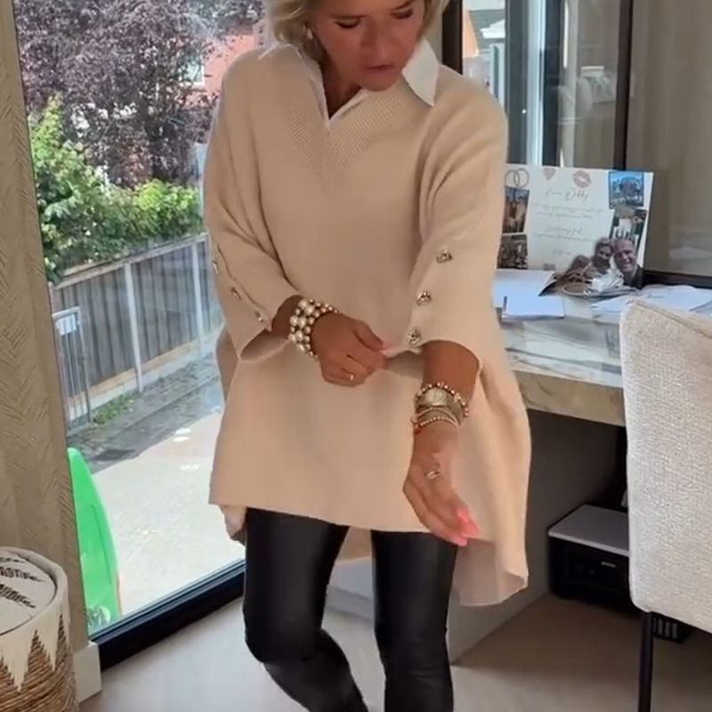 Rosavianne - Blouse Femme Chic à Col Chemise