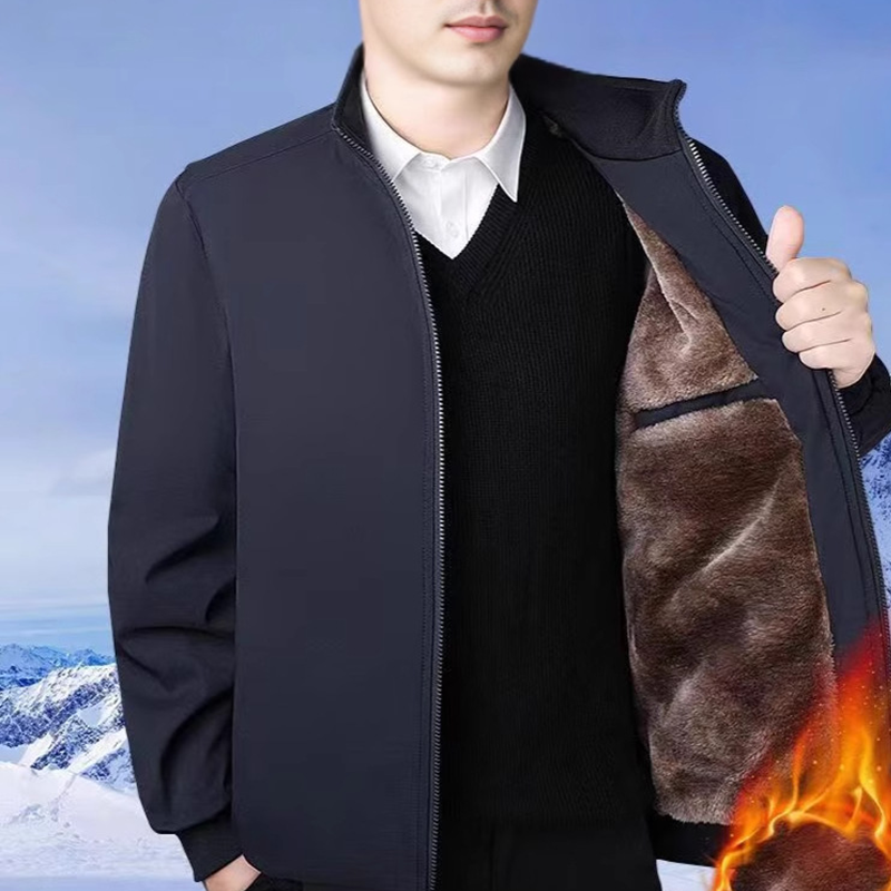 Alexandre - Men's warm zip-up jacket - Windproof, waterproof and anti-wrinkle