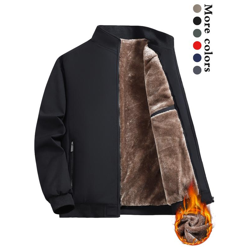 Alexandre - Men's warm zip-up jacket - Windproof, waterproof and anti-wrinkle