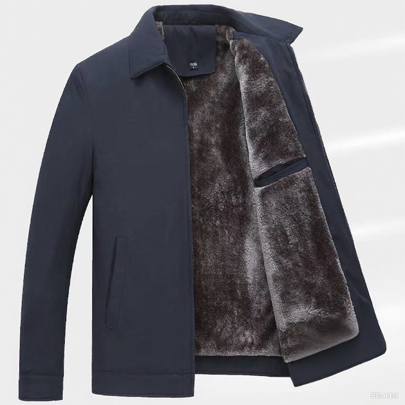 Alexandre - Men's warm zip-up jacket - Windproof, waterproof and anti-wrinkle