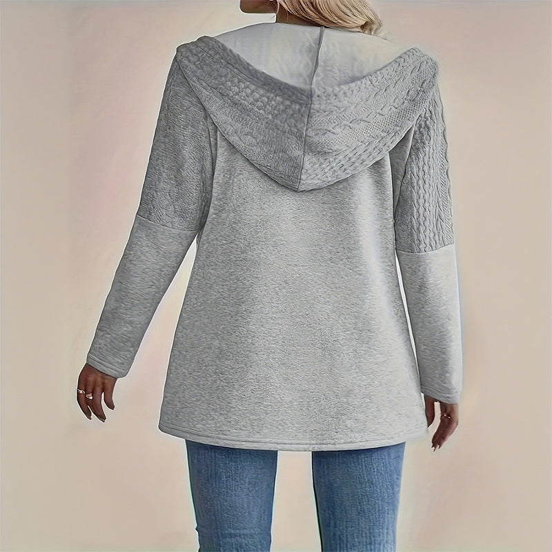 Melisandra - Women's Fashion Jacket with Hood and Zipper 